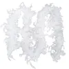 Scarves 2021 Luxury Women Cashmere Scarf Solid Color Fashion Dress Feather Boa Burlesque Showgirl Hen Night Festival Ornamental Sc3014937