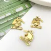 70pcs/pack Metal Graduation Cap Shape Diy Charms Jewelry Making Components Parts for Necklace Bracelet Wholesale