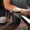 Ymeei 380ml Garrafa de água de cerâmica Garrafa de água de vácuo portátil caneca de café térmica portátil para insultos BLACKware do escritório 211029