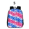 12 styles pour enfants Sacs à école sac adolescents sac à dos 3D Printing Sacs d'épaule Sport Book Pack Cartoon Rucksack8202926