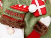 Sacs-cadeaux de Noël Cordon Lin Bonbons Sac De Noël Père Noël Sacs Enfants Cadeau De Noël Fourre-Tout Organisateur Décoration De Fête Fournitures BT669