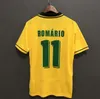 Man Kids Kit 1994 1998 2002 2004 Brasil Soccer Jerseys Retro Shirts Carlos Romario Ronaldo Ronaldinho Camisa de Futebolls Brazils Drivaldo Adriano