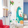 Types de dessins animés de stickers muraux de dinosaures pour chambre d'enfants amovibles stickers muraux en vinyle chambre d'enfants chambre d'enfant affiche murale 210929