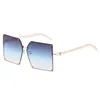 Zomer Vrouw Mode Wielrennen Zonnebril Man Drijvende Glasse Rijden Wind Cool Zonnebril Damesbecah Sunglasse Goggle Metal Frame Big Wrap Green Pink Brown 7Color