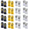 SJ NCAA College Michigan Wolverines Basketball Jersey 24 Baird 3 Zavier Simpson 32 Luke Wilson 44 Jaron Faulds Custical Stitched