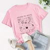 Summer Women T Shirt Plus Size 100% Cotton Universe Space Stars Print Short Sleeve Oversized Tshirts Casual Graphic Tee Tops 210623