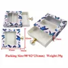 Gift Wrap 1pcs Eyelash Packaging Wholesale Butterfly Print Laser Lase Cases With Tray Square Box Lash Package