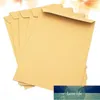Presentförpackning 50st 229x162mm Kraftpapper Kuvert Blank Classic Plain Color Kuvert för Office School Business Letter Storage (Lig1 Fabrikspris Expert Design