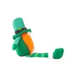 St. Patrick's Day Gnome Party Decoration Pluche Mr en mevrouw Irish Festival Scandinavian Tomte Elf Decoraties Kindergeschenken