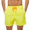 Badkläder män maillot de bain simning shorts fast färg korta strandkläder för manliga snabba torra badstammar plus storlek M-4XL306s