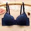 Bras Lace Floral Wire Free Bra For Women's Intimates Comfortable Push Up Underwear Girls Student Daily Lingerie 32/70 - 38/85 AB Cup