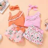 Vestiti per ragazze 2t Set gonna per ragazza Set di abbigliamento estivo per bambini da 1 a 4T conjunto corto dos piezas6979747