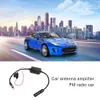 Universal 12V Auto Carro Rádio FM Antena Antena Ampl Ampl Amplificador Booster para Carros Marinhos Veículo Rádios Amplificadores 88-108MHz