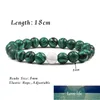 Couple Distance Bracelets tressés en pierre naturelle Bracelet en Malachite verte pour femmes hommes meilleur ami bijoux faits à la main cadeaux prix d'usine conception experte qualité