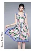 ファッション夏の自由奔放に生きるドレス女性のスパゲッティストラップブルーと白の花柄のカジュアルスリムvestidos 210519