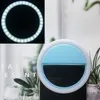 RK12 Selfie Fill Light Leed Beauty Ring Портативный аккумуляторные аксессуары для мобильных телефонов MP для iPhone Clip Video Film Съемка составного потока 4 цвета