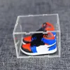Mini 3D Stereo Sneaker Sleutelhanger Decoratie Creatieve Autosleutelhanger Mannen Opknoping Basketbalschoenen Stereo Model Paar Gift Serie Sou199F
