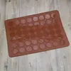 30/48 отверстия силиконовые противень духовки Macaron Nin-Stick Mat Pan Pastry Cake Pad Sake Tools DH8860