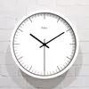 Zegary Ścienne Mental Cyfrowy Zegar Okrągły Nowoczesny Design Nordic Whiter Silent Reloj Pracownia Dekoracja Salon 60A066