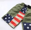 2021 Lato Kids Designer SHORTS Baby Star Stripe Splited Beach Pięcioma Spodnie Moda Dzieci Camo Cartoon Short S1278