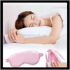 Imitated Silk Travel Eyepatch Nap Patch Rest Blindfold Cover Sleeping Night Eyeshade With Bag 10Pcs Gboyg Masks Coslz7946387