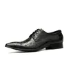 Große Größe EUR 45, schwarze Derby-Business-Schuhe, echtes Leder, Hochzeitsschuhe, Herren-Schuhe