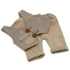 Pants and Vest Set Accessories for Newborn Photography Props Costume Infant Baby Boy Little Gentleman Outfit G1023