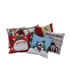 43cm *43cm Christmas Pillow Case Ornaments Faceless Doll Pillows Cover Santa Claus Pattern Home Cushion Covers Pillowcase