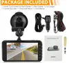 Y6T 4.0 inch touch screen 170 degree wide-angle Car DVR Camera Night Vision Dual Lens IPS Full HD 1080P car Video Recorder