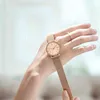 Gota 1 Set Watch Bracelet Mulheres Japão Quartzo relógios de pulso Top Marca Luxo Moda Casual Senhoras Relógios 210527
