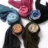 Sciarpa hijab in chiffon stampato tie-dye designer di marca estiva Sciarpe musulmane da donna Scialle popolare Bandana Turbante Nuovo stile