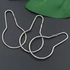 Shower Curtain Hooks Rings Bathroom Curtain Rustproof Stainless Steel Rings Hook Polished Chrome DH8799