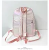 Светоотражающая мода рюкзак женская школьная сумка для подростковых девушек колледж кампус стиль новых модных стильных эсколарных книжных мешок дамы х0529