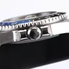 Рождественский подарок AAA Watch Mens Watch Mechanical Summarine Fashion 2813 40 мм между золотой ремешкой из нержавеющей стали Sapphire Mirro257Z