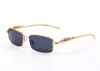 designer sunglasses for men women eyeglasses gold metal wooden words frame glasses rimless brown black lenses Engraving Carved temples Lunettes De Soleil