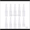 Distributeur Aessories Bath Garden10 / 20Pcs 15Ml Flacon vaporisateur transparent Bouteilles à épaulement plat Pulvérisateur nasal vide pour rhinite par pour chauve-souris domestique