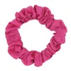 2022 new Pack of 12 Satin Scrunchies Fabric Elastic Hair Bands Ponytail Holder Hair Accessories Black/Mix Colors ties