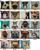 NEW19 Designs Djurkudde Väska Fransk Bulldog Hund Kattkudde Skyddslinne Kasta Pillowcases Sofa Kontorsbil Heminredning RRD12551