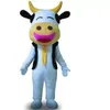 Costume de mascotte de vache professionnelle Halloween noël fantaisie robe de soirée Animal dessin animé personnage Costume carnaval unisexe adultes tenue