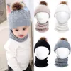 Citgeett 2pcs niedliche Kindermädchen Junge Baby Kind In Winter warme Häkelknithut Mütze