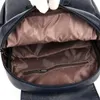 Sac à dos en cuir véritable mode femmes grande capacité en cuir souple anti-vol sac d'école marée décontracté sauvage gland sacs à dos