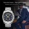 Mens Automatic Mechanical Watch Impermeabile Creative Chronograph Cronografo da polso Montre de Luxe