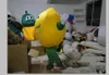 Costume da mascotte di puntelli di frutta gialla Halloween Festa in maschera di Natale Personaggio dei cartoni animati Vestito completo da donna per adulti Vestito da carnevale Unisex Adulti