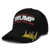 Dames Mannen Canvas Borduurwerk Ademend Caps Snapback Baseball Cap Splicing 5 Color Trump Hat Make AMERIKA Geweldig Hoeden