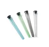 110 mm pre-roll verpakking plastic conische preroll doob buis gezamenlijke houder rookkegels helder met wit deksel Handsigaret5231628