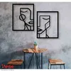 Wooden Wall Arte Decoração Antiga Egito Mulher Amor Qualidade Presente Idéias Home Office Sala de estar Quarto Cozinha Preto Cor Pintura 211222