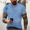 Heren T-shirts Mannen Kaart Anker Print T-shirt Rock Shirts O-hals Korte Mouw Streetwear Zomer Casual Kleding 2021 Cloth314u