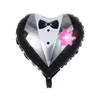 Forniture per feste da 18 pollici Palloncini con cuore color pesca per matrimonio in foglio di alluminio di San Valentino