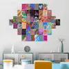 50pcs Anime Wall Art Collage Kit Indie Modern Minimalist Style Aesthetic Pictures Posters Cute Po Teenage Girls Room Decor 210914