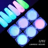 Nail Art Set Lichtgevende kameleon Symphony Sequin Series Laser Flash Powder Nails Patch Kits